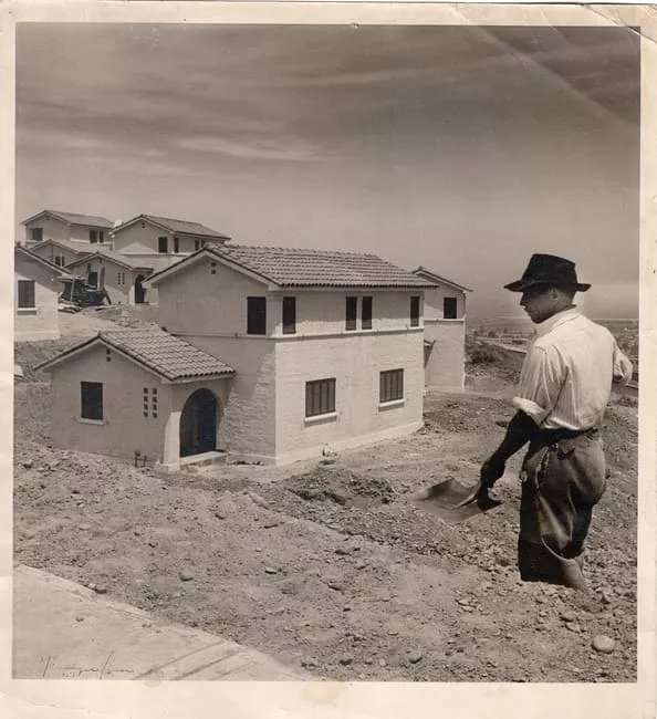 Complejo habitacional de La Serena en etapa constructiva