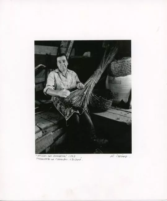 Oficios del Bordemar, fabricante de canastos, 1997