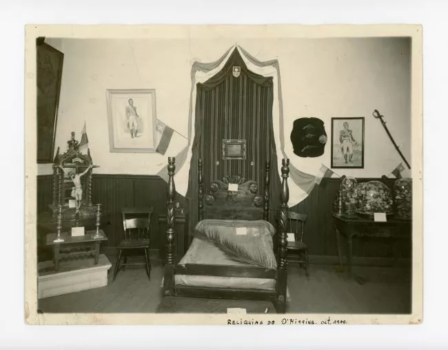 Exposición de reliquias de O'Higgins, 1940