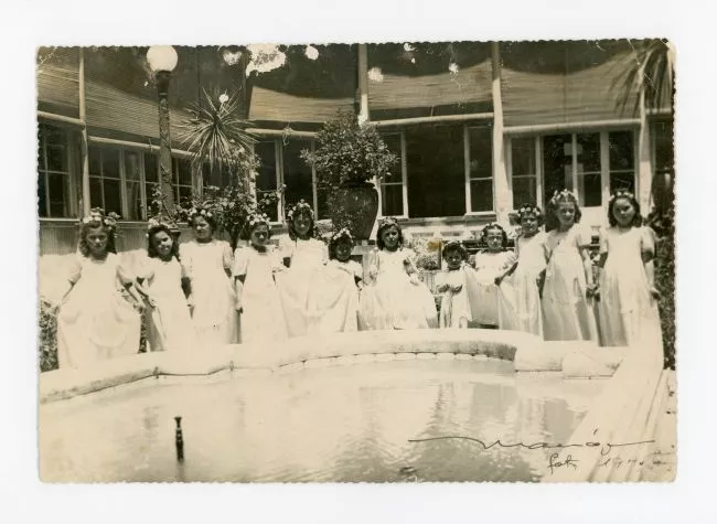 Fiesta de la primavera en Rancagua, 1945
