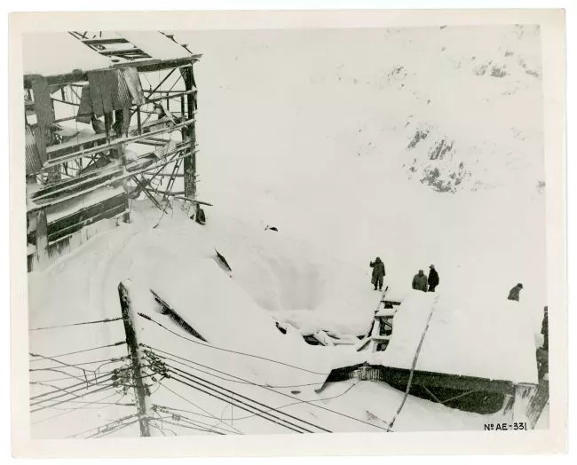 Avalancha en Sewell, 1944