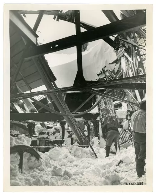 Avalancha en Sewell, 1944