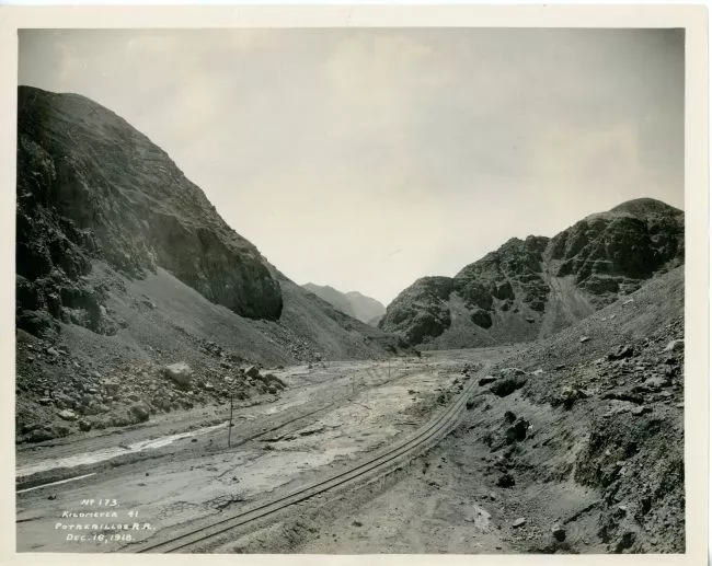 Paisaje de montaña, Potrerillos 1918.