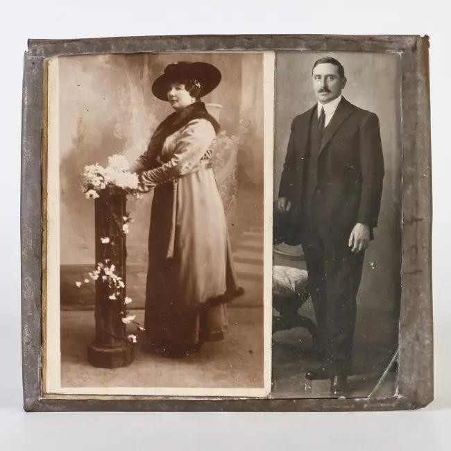 Fotografía en cuadro rustico 