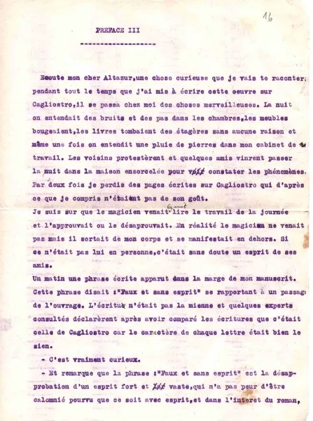 Posible?  [manuscrito] Vicente Huidobro.