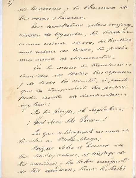 De los cisnes y la blancura  [manuscrito] Rubén Darío.