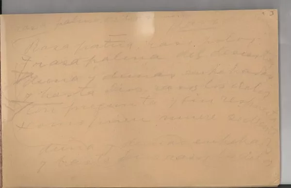 [Ocotillo]  [manuscrito] Gabriela Mistral.
