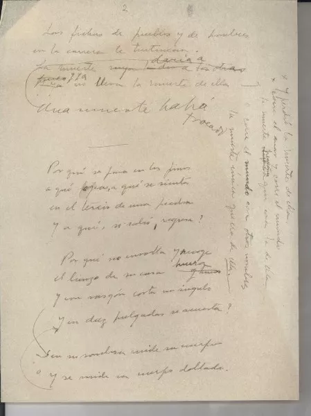 [Las fichas de pueblos y de hombres]  [manuscrito] Gabriela Mistral.
