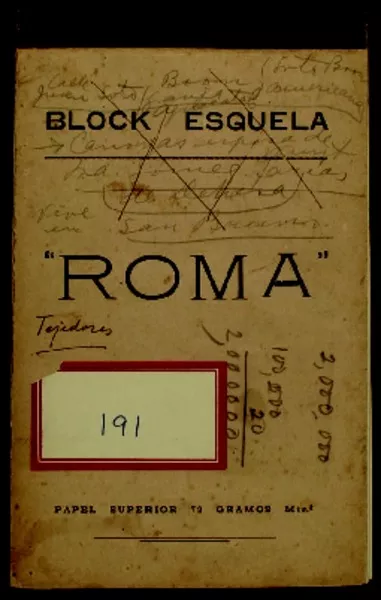 [Cuaderno 191]  [manuscrito] Gabriela Mistral.