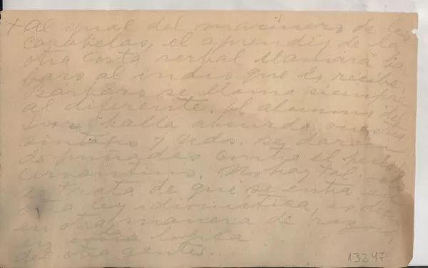 [Fragmento sobre el castellano de España y de América Latina]  [manuscrito] [Gabriela Mistral].