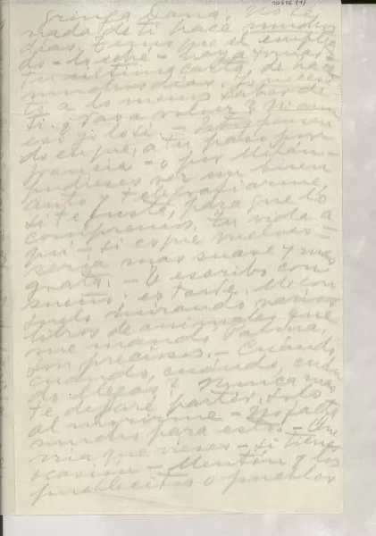 [Carta] 1952 oct. 21 [a] Doris Dana, Los Angeles, California, [EE.UU.]  [manuscrito] [Gabriela Mistral].