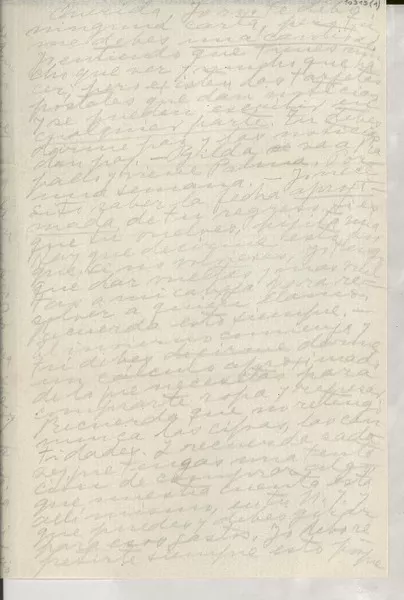 [Carta] 1952 oct. 3, Napoli, [Italia] [a] Doris Dana, Nueva York  [manuscrito] Gabriela Mistral.