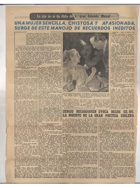 [Carta] 1957 ene. 24, Santiago de Chile [a] Doris Dana, Nueva York, Estados Unidos  [manuscrito] Matilde Ladrón de Guevara.
