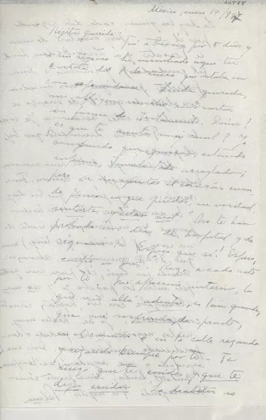 [Carta] 1947 ene. 14, México [a] Gabriela Mistral  [manuscrito] Palma Guillén.