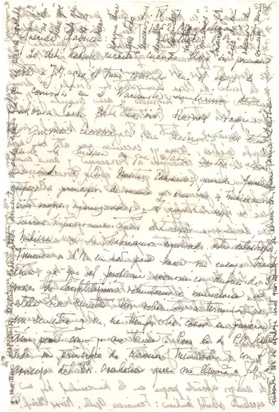 [Carta] 1951 abr. 7 [a] Gabriela Mistral  [manuscrito] Zenobia Camprubí de Jiménez.