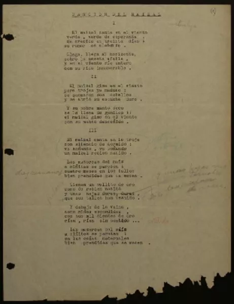 [Cuaderno] [Poesía] [manuscrito] : Gabriela Mistral.