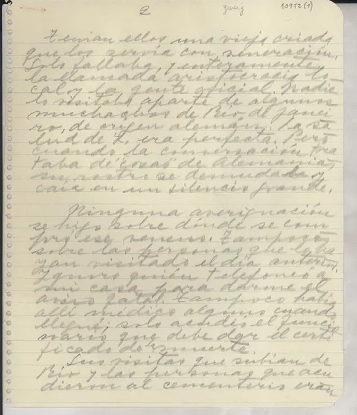 [Carta] [a] un amigo  [manuscrito] [Gabriela Mistral].