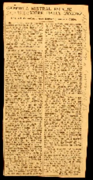 Gabriela Mistral escribe sobre Dalia Iñiguez  [artículo] Gabriela Mistral.