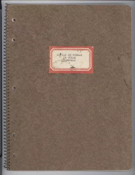 [Cuaderno con copias de poemas de otras personas]  [manuscrito] Gabriela Mistral.