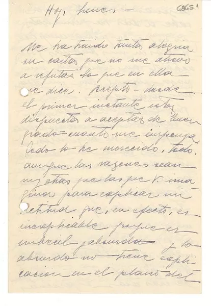 [Carta] [Madrid] [a] Gabriela Mistral  [manuscrito] María de Maeztu.