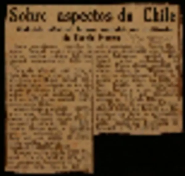 Sobre aspectos do Chile Gabriela Mistral falará amanhã no auditorio da Escola Normal. [artículo] :