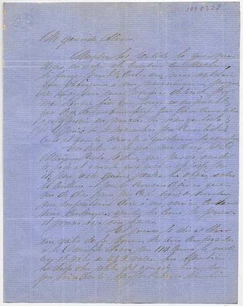 [Carta] 1861 Noviembre 2, [a] Alvaro Covarrubias  [manuscrito] Wenceslao Covarrubias.