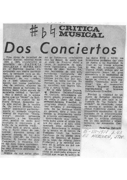 Obra de Heinlein en el Municipal  [artículo]