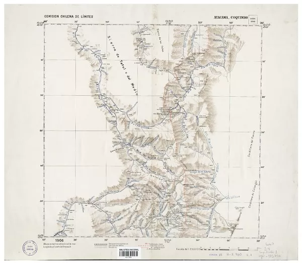 Atacama, Coquimbo  [material cartográfico] Comisión Chilena de Límites.