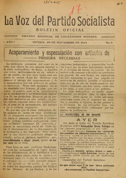 La Voz del Partido Socialista.