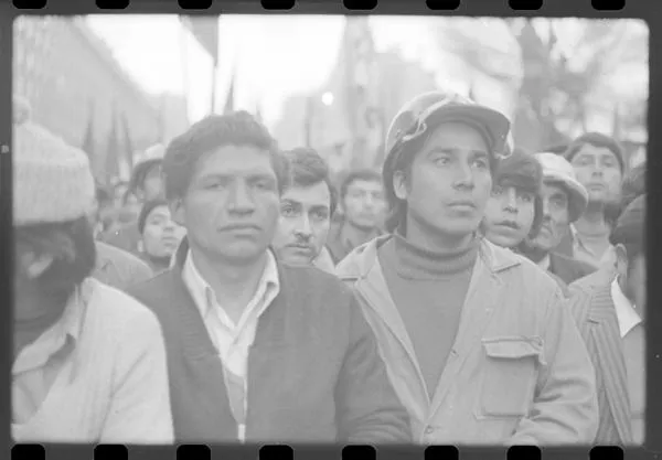 Santiago de Chile, manifestación 1973  [fotografía] Armindo Cardoso.