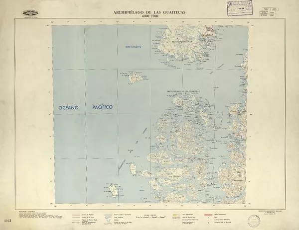 Archipiélago de las Guaitecas  [material cartográfico] Instituto Geográfico Militar de Chile.