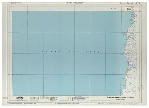 Bahía Cucao carta preliminar [material cartográfico] : Instituto Geográfico Militar de Chile.