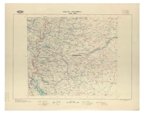 Volcán Villarrica  [material cartográfico] Instituto Geográfico Militar de Chile.