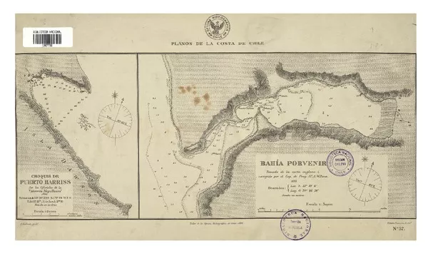 Planos de la costa de Chile  [material cartográfico] Oficina Hidrográfica de Chile.