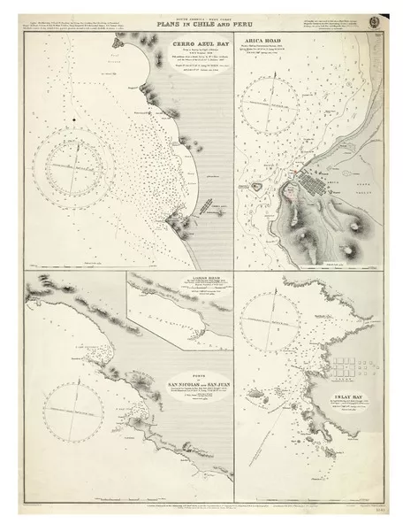Plans in Chile and Peru South America - West Coast [material cartográfico] :