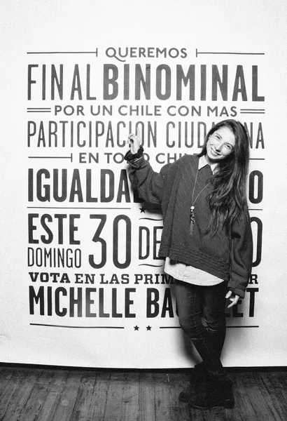 Queremos fin al binominal por un Chile con más participación ciudadana  [fotografía]