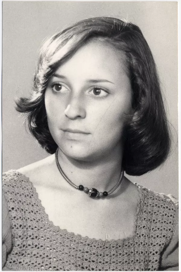 [Mujer joven de los años 80]  [fotografía]Kyutaro Tunekawa.