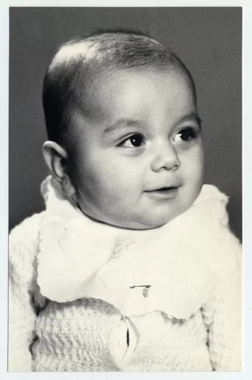 [Retrato de un bebé, 1980]  [fotografía]Kyutaro Tunekawa.