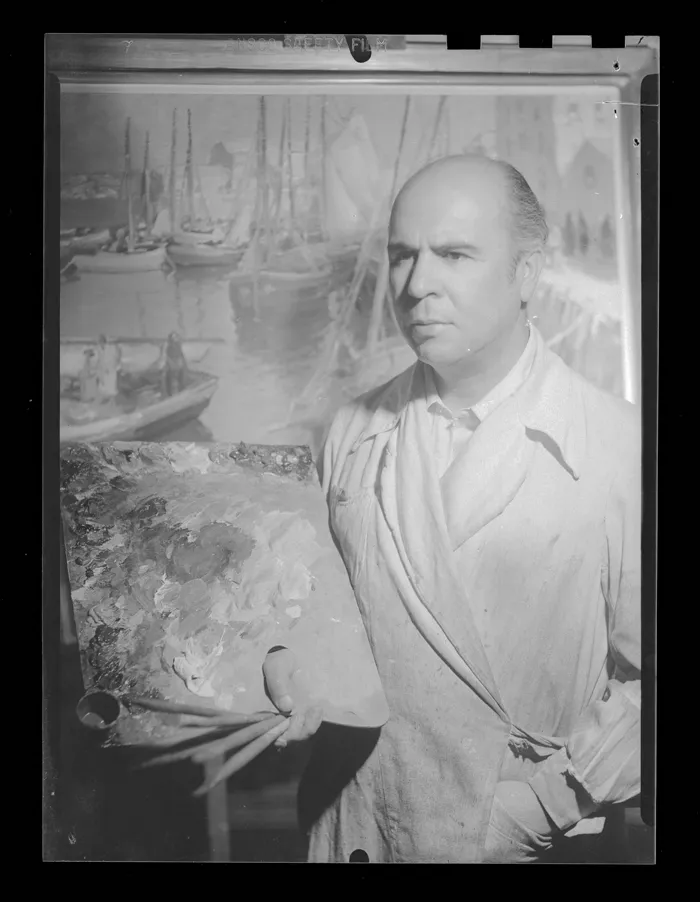 [Arturo Pacheco Altamirano, en su atelier]  [fotografía] Alfredo Molina Lahitte.