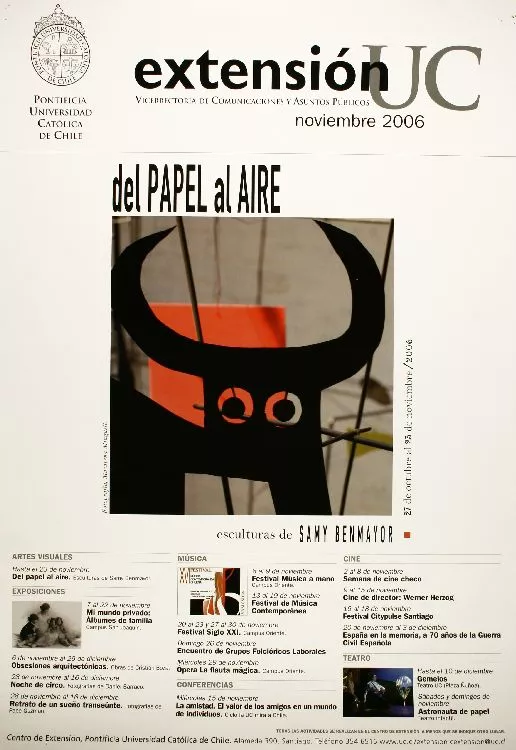 Del papel al aire esculturas de Samy Benmayor. [estampa] :