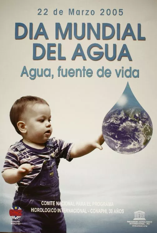Día mundial del agua agua, fuente de vida. [estampa] :