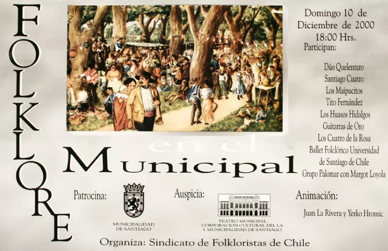 Folklore en el Municipal  [estampa].