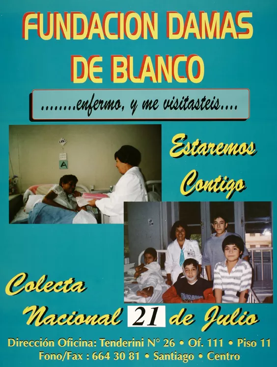 Fundación damas de Blanco ... enfermo y me visitásteis... [estampa] :