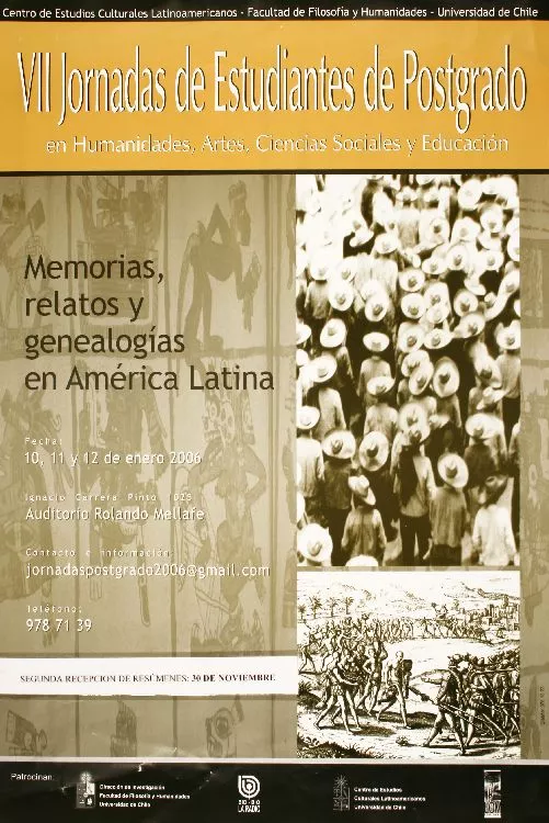 VII Jornadas de Estudiantes de Postgrado en humanidades, artes, ciencias sociales y educación. [estampa] :