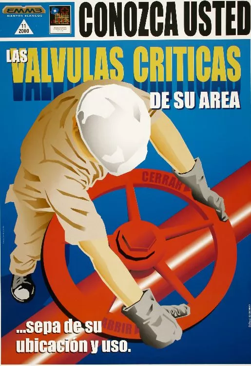 Conozca usted las válvulas críticas de su área ... sepa de su ubicación y uso. [estampa] :
