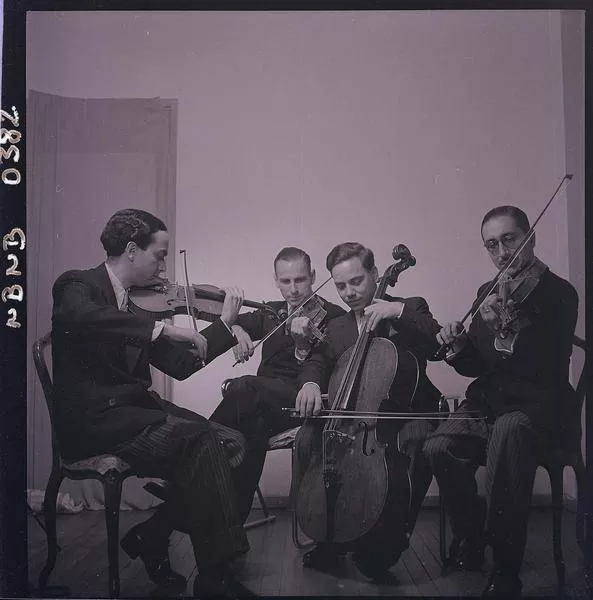 [Cuarteto de cuerdas]  [fotografía] Ignacio Hochhäusler.