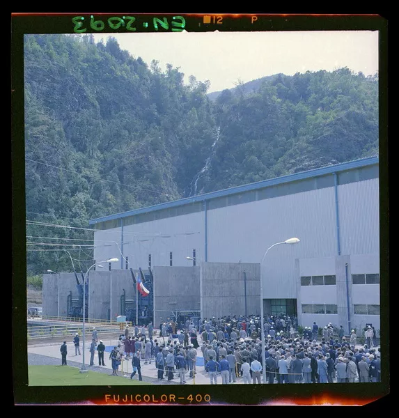 Inauguración de la Central Antuco, 22 de octubre de 1981  [fotografía] Luis Ladrón de Guevara.