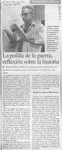 La Polilla de la guerra, reflexión sobre la historia  [artículo].