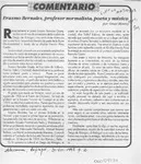 Erasmo Bernales, profesor normalista, poeta y músico  [artículo] Omar Monroy.
