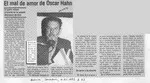 El Mal de amor de Oscar Hahn  [artículo].